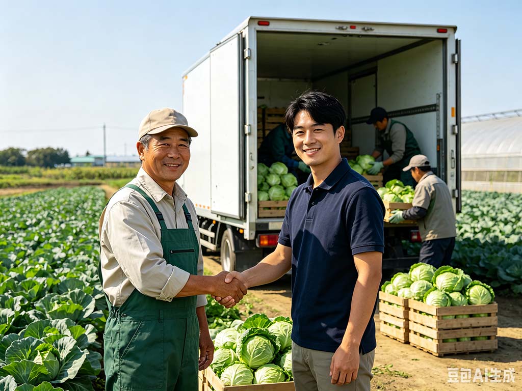 白菜供销交流社区用户农商对接场景